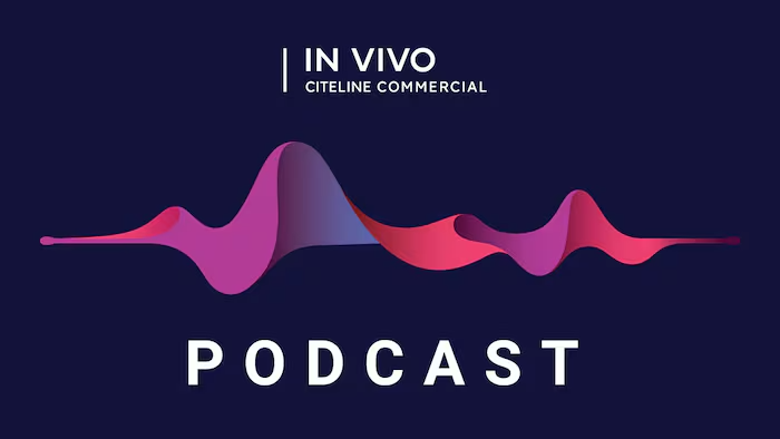 In Vivo Commercial Citeline podcast with audio wave symbol